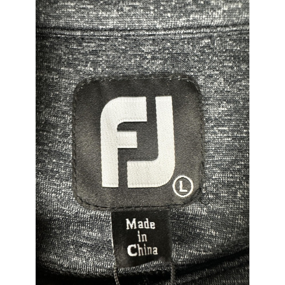 FootJoy Vest Mens Large Heather Yoke Half Zip Pullover Golf 4-Way Stretch 25322 - Picture 3 of 10